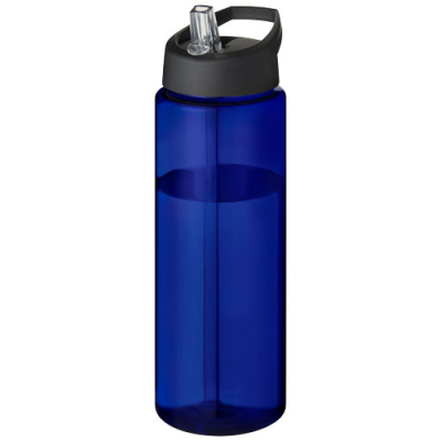 H2O ACTIVE® ECO VIBE 850 ML SPOUT LID SPORTS BOTTLE in Blue & Solid Black