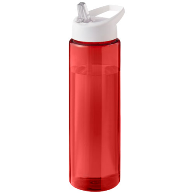 H2O ACTIVE® ECO VIBE 850 ML SPOUT LID SPORTS BOTTLE in Red & White