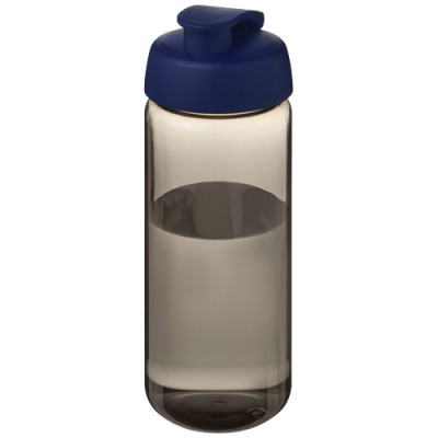 H2O ACTIVE® OCTAVE TRITAN™ 600 ML FLIP LID SPORTS BOTTLE in Charcoal & Blue