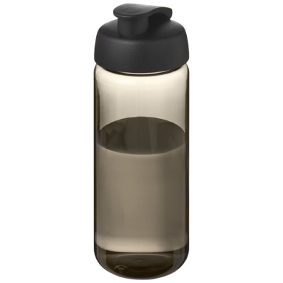 H2O ACTIVE® OCTAVE TRITAN™ 600 ML FLIP LID SPORTS BOTTLE in Charcoal & Solid Black