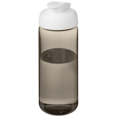 H2O ACTIVE® OCTAVE TRITAN™ 600 ML FLIP LID SPORTS BOTTLE in Charcoal & White