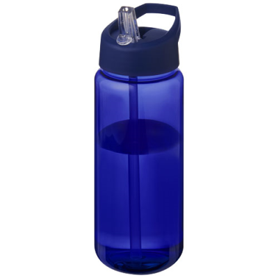 H2O ACTIVE® OCTAVE TRITAN™ 600 ML SPOUT LID SPORTS BOTTLE in Blue & Blue