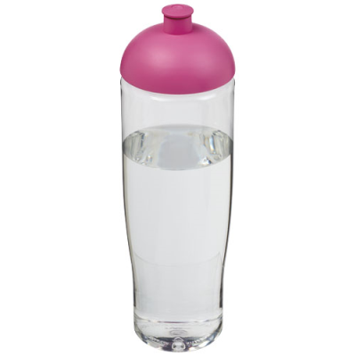 H2O ACTIVE® TEMPO 700 ML DOME LID SPORTS BOTTLE in Clear Transparent & Pink