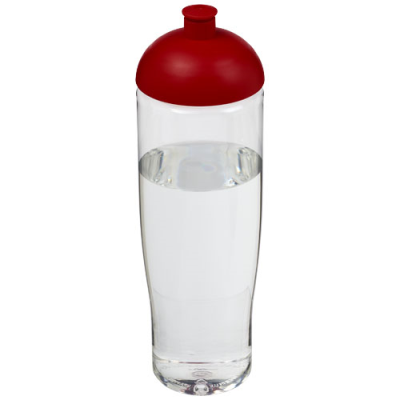 H2O ACTIVE® TEMPO 700 ML DOME LID SPORTS BOTTLE in Clear Transparent & Red