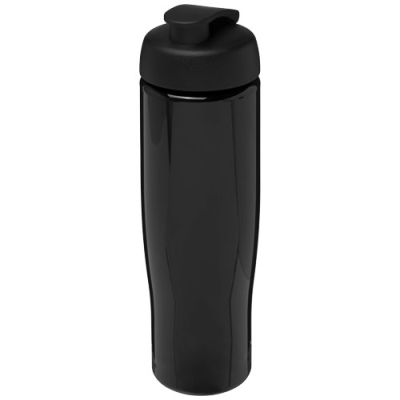 H2O ACTIVE® TEMPO 700 ML FLIP LID SPORTS BOTTLE in Solid Black