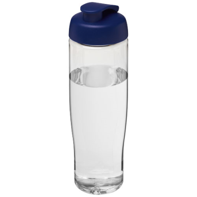 H2O ACTIVE® TEMPO 700 ML FLIP LID SPORTS BOTTLE in Transparent & Blue