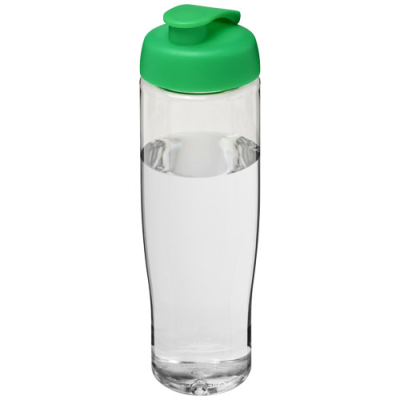 H2O ACTIVE® TEMPO 700 ML FLIP LID SPORTS BOTTLE in Transparent & Green