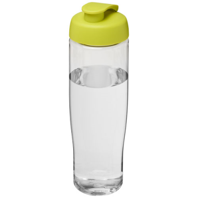 H2O ACTIVE® TEMPO 700 ML FLIP LID SPORTS BOTTLE in Transparent & Lime