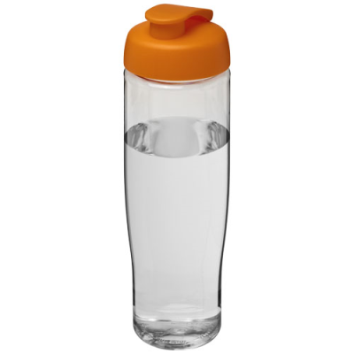 H2O ACTIVE® TEMPO 700 ML FLIP LID SPORTS BOTTLE in Transparent & Orange