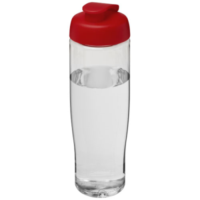 H2O ACTIVE® TEMPO 700 ML FLIP LID SPORTS BOTTLE in Transparent & Red