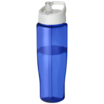 H2O ACTIVE® TEMPO 700 ML SPOUT LID SPORTS BOTTLE in Blue & White