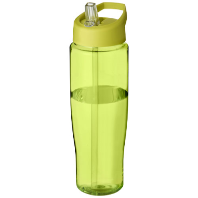 H2O ACTIVE® TEMPO 700 ML SPOUT LID SPORTS BOTTLE in Clear Transparent Lime & Lime