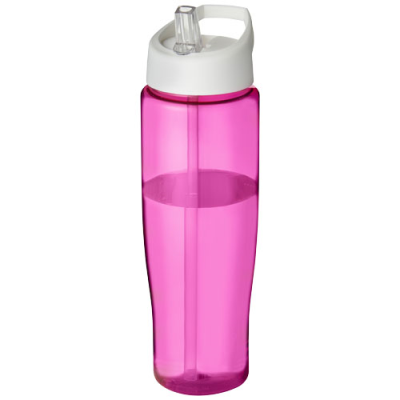 H2O ACTIVE® TEMPO 700 ML SPOUT LID SPORTS BOTTLE in Pink & White