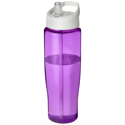 H2O ACTIVE® TEMPO 700 ML SPOUT LID SPORTS BOTTLE in Purple & White