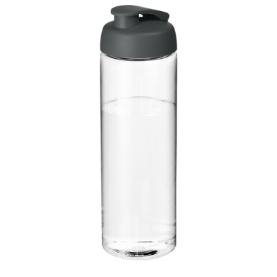 H2O ACTIVE® VIBE 850 ML FLIP LID SPORTS BOTTLE in Clear Transparent & Grey