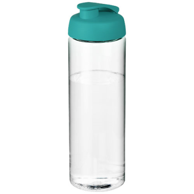 H2O ACTIVE® VIBE 850 ML FLIP LID SPORTS BOTTLE in Transparent & Aqua Blue