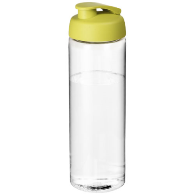 H2O ACTIVE® VIBE 850 ML FLIP LID SPORTS BOTTLE in Transparent & Lime