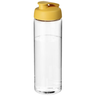 H2O ACTIVE® VIBE 850 ML FLIP LID SPORTS BOTTLE in Transparent & Yellow