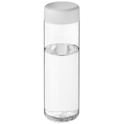 H2O ACTIVE® VIBE 850 ML SCREW CAP WATER BOTTLE in Clear Transparent & White