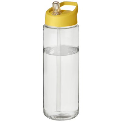 H2O ACTIVE® VIBE 850 ML SPOUT LID SPORTS BOTTLE in Transparent & Yellow