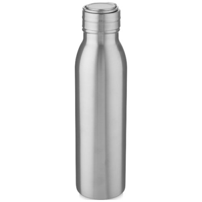 HARPER 700 ML RCS CERTIFIED STAINLESS STEEL METAL WATER BOTTLE with Metal Loop in Silver