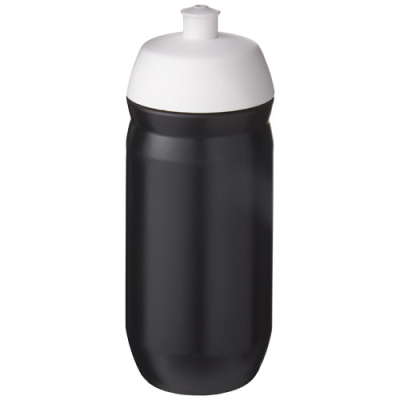 HYDROFLEX™ 500 ML SQUEEZY SPORTS BOTTLE in White & Solid Black