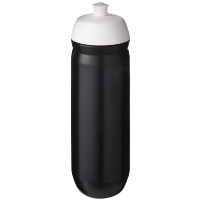 HYDROFLEX™ 750 ML SQUEEZY SPORTS BOTTLE in White & Solid Black