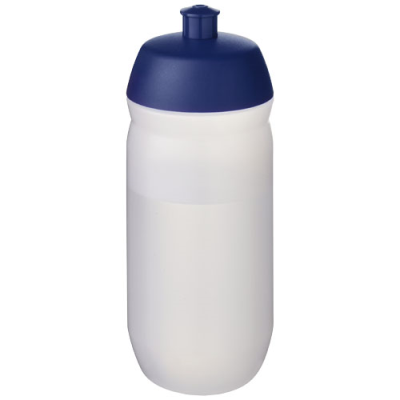 HYDROFLEX™ CLEAR TRANSPARENT 500 ML SQUEEZY SPORTS BOTTLE in Blue & Frosted Clear Transparent