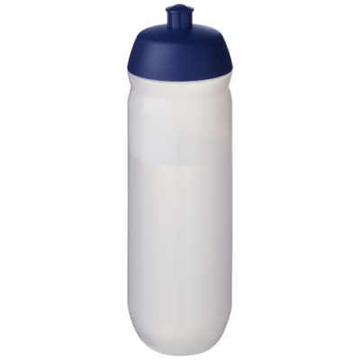 HYDROFLEX™ CLEAR TRANSPARENT 750 ML SQUEEZY SPORTS BOTTLE in Blue & Frosted Clear Transparent