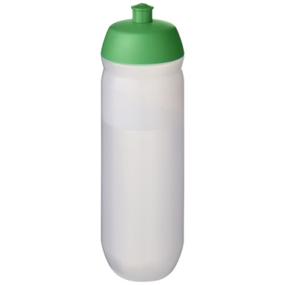 HYDROFLEX™ CLEAR TRANSPARENT 750 ML SQUEEZY SPORTS BOTTLE in Green & Frosted Clear Transparent