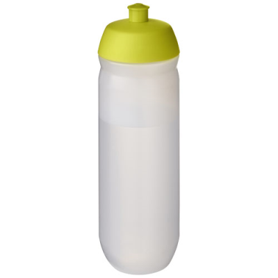 HYDROFLEX™ CLEAR TRANSPARENT 750 ML SQUEEZY SPORTS BOTTLE in Lime Green & Frosted Clear Transparent