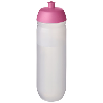 HYDROFLEX™ CLEAR TRANSPARENT 750 ML SQUEEZY SPORTS BOTTLE in Pink & Frosted Clear Transparent