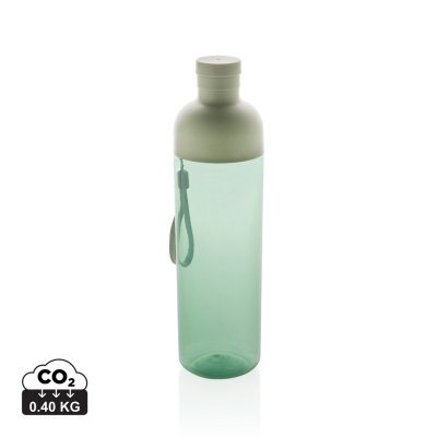 IMPACT RCS RECYCLED PET LEAKPROOF WATER BOTTLE 600ML in Green