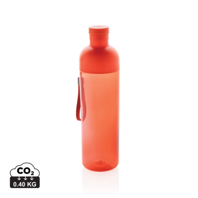 IMPACT RCS RECYCLED PET LEAKPROOF WATER BOTTLE 600ML in Red