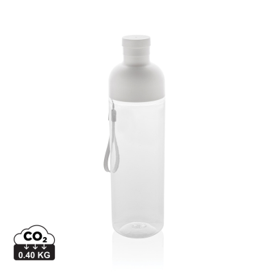 IMPACT RCS RECYCLED PET LEAKPROOF WATER BOTTLE 600ML in White