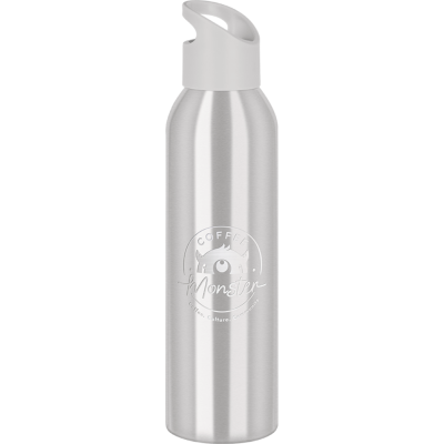 JET ALUMINIUM METAL WATER BOTTLE - 650ML SILVER