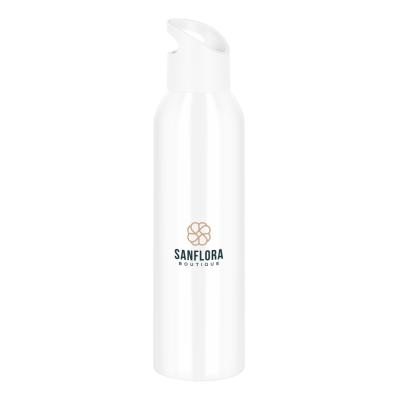 JET ALUMINIUM METAL WATER BOTTLE - 650ML WHITE