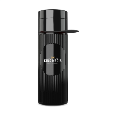 JOIN THE PIPE ATLANTIS RING BOTTLE BLACK 500 ML in Black & Black