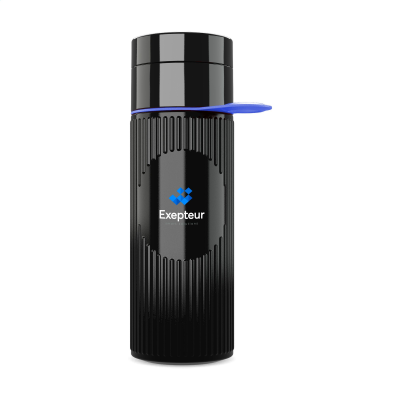 JOIN THE PIPE ATLANTIS RING BOTTLE BLACK 500 ML in Black & Blue