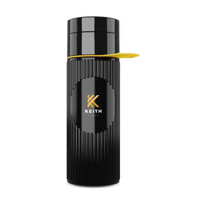 JOIN THE PIPE ATLANTIS RING BOTTLE BLACK 500 ML in Black_&_Yellow