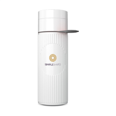 JOIN THE PIPE ATLANTIS RING BOTTLE WHITE 500 ML in White & Grey