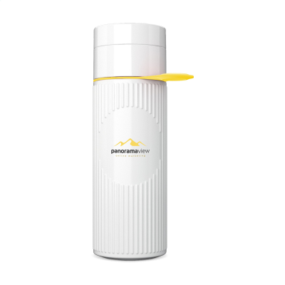 JOIN THE PIPE ATLANTIS RING BOTTLE WHITE 500 ML in White & Yellow