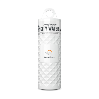 JOIN THE PIPE NAIROBI CITY WATER - FILLED BOTTLE 500 ML in White