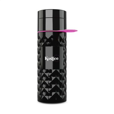 JOIN THE PIPE NAIROBI RING BOTTLE BLACK 500 ML in Black & Pink