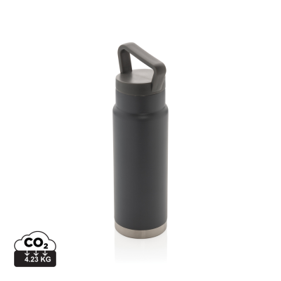 LEAKPROOF VACUUM ON-THE-GO BOTTLE with Handle in Grey