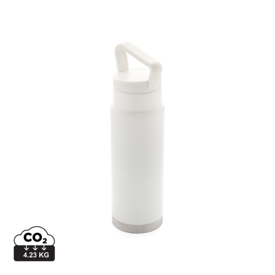 LEAKPROOF VACUUM ON-THE-GO BOTTLE with Handle in White