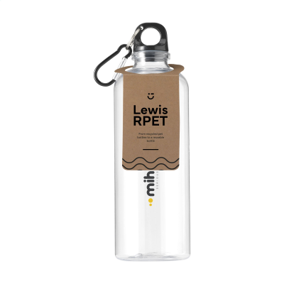 LEWIS GRS RPET BOTTLE 630 ML WATER BOTTLE in Clear Transparent