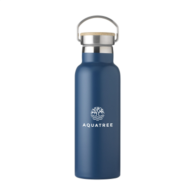 NORDVIK RCS RECYCLED STEEL 500 ML DRINK BOTTLE in Blue