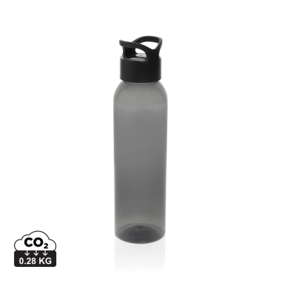 OASIS RCS RECYCLED PET WATER BOTTLE 650ML in Black