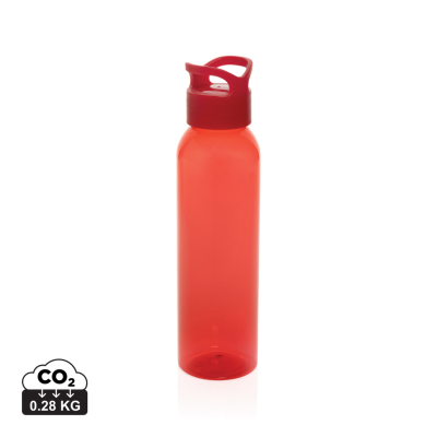 OASIS RCS RECYCLED PET WATER BOTTLE 650ML in Red